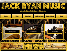 Tablet Screenshot of jackryanmusic.com